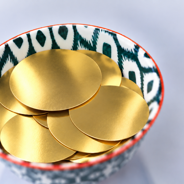 Button Refill Ø 7,5 cm – Gold oder Silber