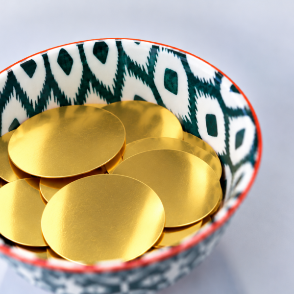 Button Refill Ø 5,0 cm – Gold oder Silber
